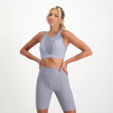 Steve Madden Apparel Maximize Mesh Top LIGHT GREY Tops All Products