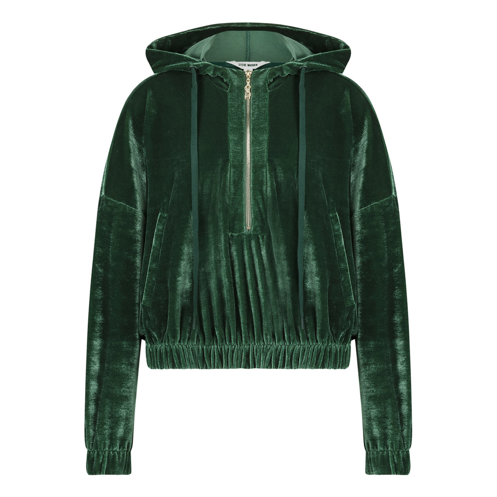 Steve Madden Apparel Myla Hoodie GREEN Sweaters All Products