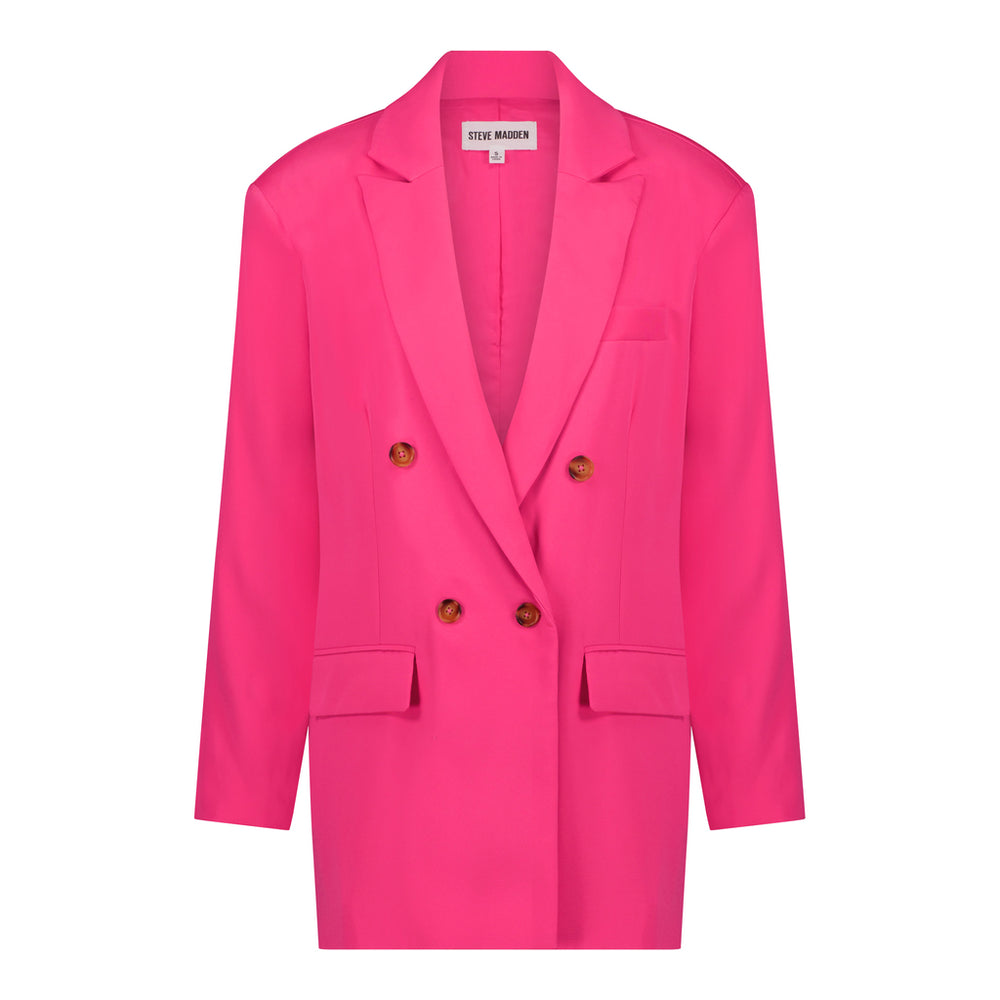Steve Madden Apparel Isabella Blazer PINK GLO Jackets All Products