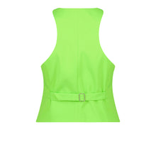 Steve Madden Apparel Isabella Vest NEON GREEN Tops All Products