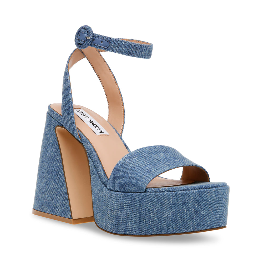 Steve Madden Paysin Sandal BLUE DENIM Sandals All Products