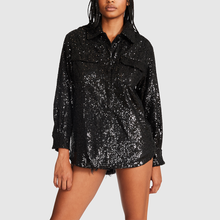 Steve Madden Apparel Glitter Sweet Jacket BLACK Jackets All Products